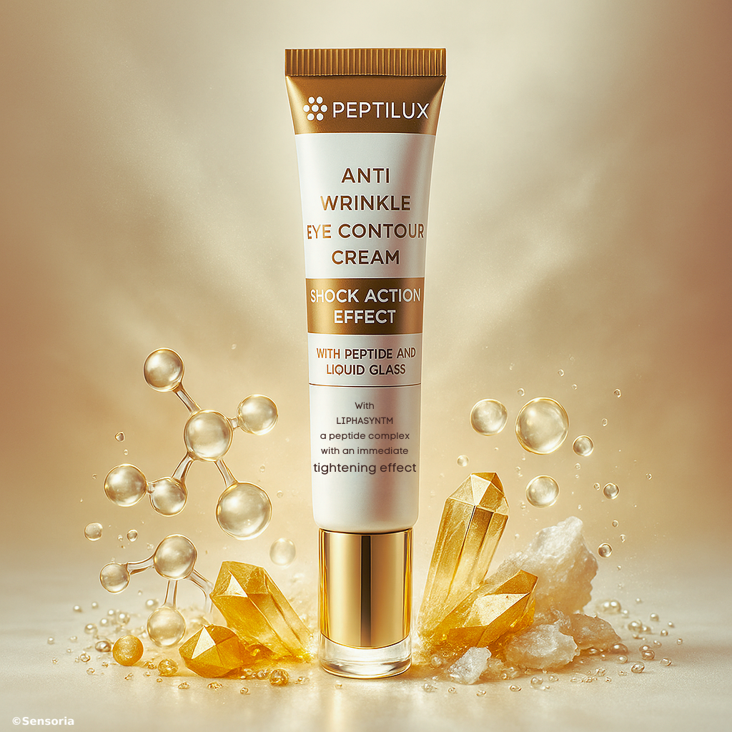 Peptilux • Crème anti-rides yeux LIPHASYN™ • Visage 🍂❄️